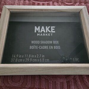 Hinged Wood Shadow Box by Make Market